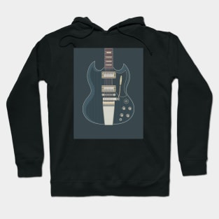 Dark Solid Guitar Hoodie